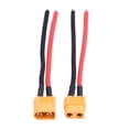 thumbnail image 4 of XT60 Male Female Connector 14AWG Silicone Cable Set for RC Lipo Battery with Ease Solder Reuse Perfect for High Power Application, 4 of 7