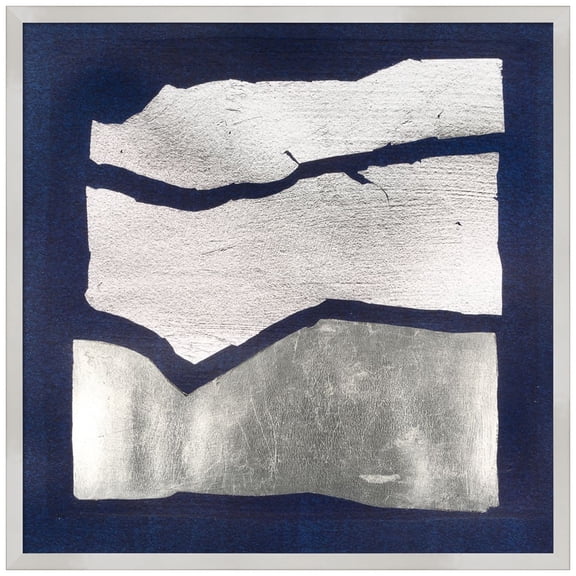 Amanti Art Cracked Ice II Wood Framed Wall Art Print