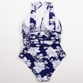 thumbnail image 5 of Swimsuits for Women One Piece, Women's One-Piece Swimsuit Front Cross Tummy Control Swimwear Keyhole Bathing Suit, 5 of 5
