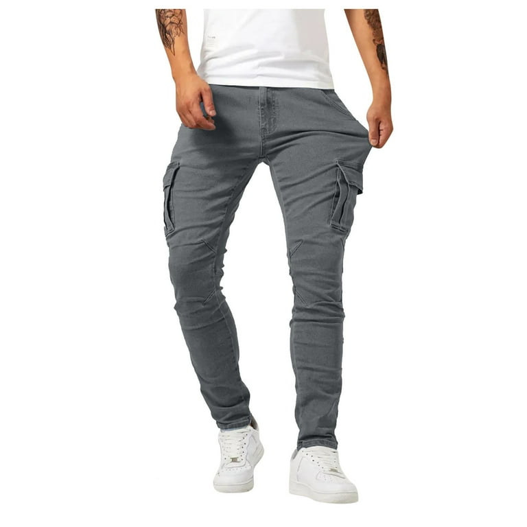 VEKDONE 2025 Clearance Men's Skinny Jeans Fashion Teen Boys
