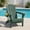 Green, variant on MUCHENGHY Folding Adirondack Chair, Classic HDPE Plastic Fire Pit Chair, Gray