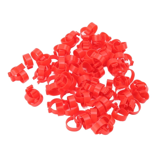Duck Hen Rings Clip,100pcs Poultry Feet Rings Poultry Feet Ring Chicken Feet Ring Ultimate Reliability