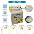 thumbnail image 6 of Sunflower Floral Table Runner 70 Inches Long Farmhouse Dress Scarves, Farmhouse Pastoral Daisy Bees Beige Burlap Dining Tablerunner for Coffee Table/Kitchen Island/Party Décor, 13" x 70", 6 of 8
