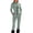 Gray, variant on Women's Long Sleeve Workout Jumpsuit Zip Up Mock Neck Stretch Yoga Ski Base Layer Deep Red S