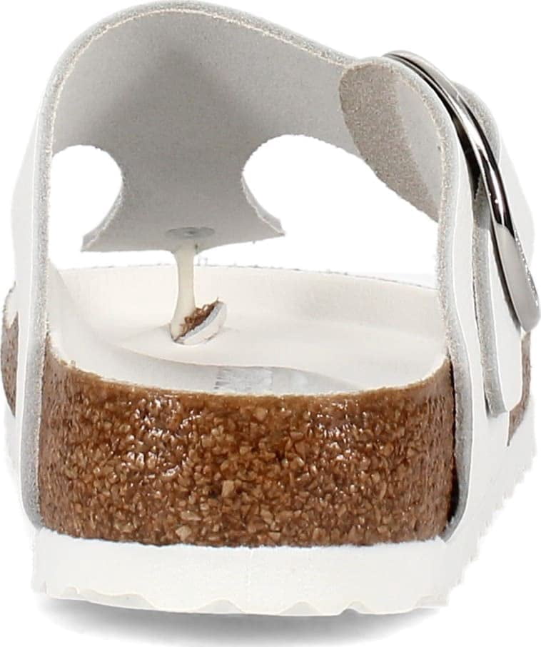 Birkenstock Women's Gizeh Big Buckle Sandals, White, 6 Medium US