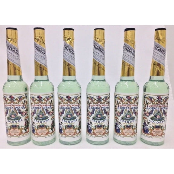 Murray & Lanman Florida Water (Agua Florida) Cologne 7.5 Oz pack of 6 bottles