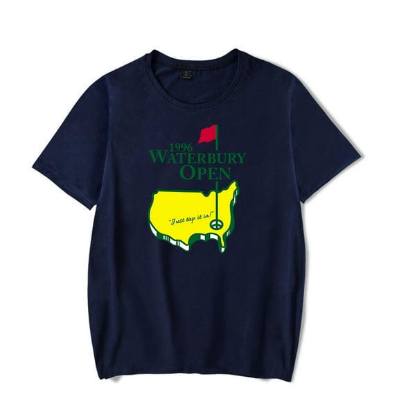 Happy Gilmore 2 merch Waterbury Open Just Tap It in funny Golf  tshirt crewneck short sleeve tshirt men/women tops