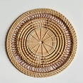 thumbnail image 3 of Hanging Woven Wall Basket-Handmade Natural Round Wicker Basket Wall Decor,Boho Styled Seagrass Wall Baskets Decor,Hanging Woven Wall Basket for Living Dining Room Kitchen Bedroom Wall Art, 3 of 8