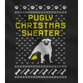 thumbnail image 5 of Tstars Pugly Christmas - Funny Pug Ugly Christmas Xmas Party Sweatshirt Medium Black, 5 of 5