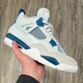 thumbnail image 1 of Jordan Jordan 4 “Military Blue” - Men’s 9.5, 1 of 5