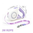 thumbnail image 3 of MesaSe Laisse Manuelle pour Chien Laisse de Course pour Chien Réutilisable Automatique Extensible Rétractable Laisse d'Entraînement pour Chien avec Lumière LED Sécurité Nocturne Laisse pour Chien Fournitures pour Chien, 3 of 11