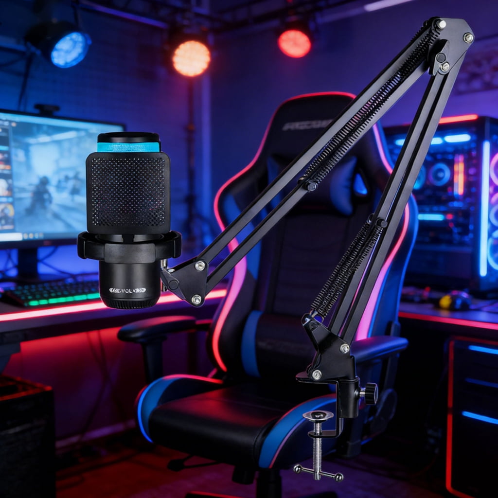 Professional USB Microphone Computer Condenser Microphone Suitable For Game Live Video Recording And Recording