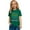 Dark Green, variant on Gelikeya Happy 100 Days of School Shirt Boys Girls Casual Short Sleeve Hearts Graphic Tees Toddler Kids Summer Clothes Outfits Navy, 3-4 Years