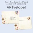 thumbnail image 3 of Tree-Free Greetings Birthday Greeting Card, 5 x 7, Crescent Moon Wish (GO69869), 3 of 5
