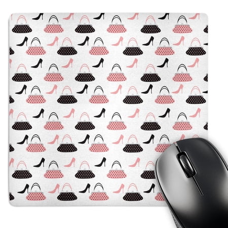 3dRose  Pink and Black High Heels and Purses Pattern  MousePad price history on PriceWatchPro