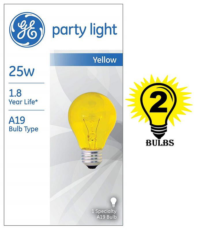 Bulb-Party Yellow 25W Ge Pack Of 6 