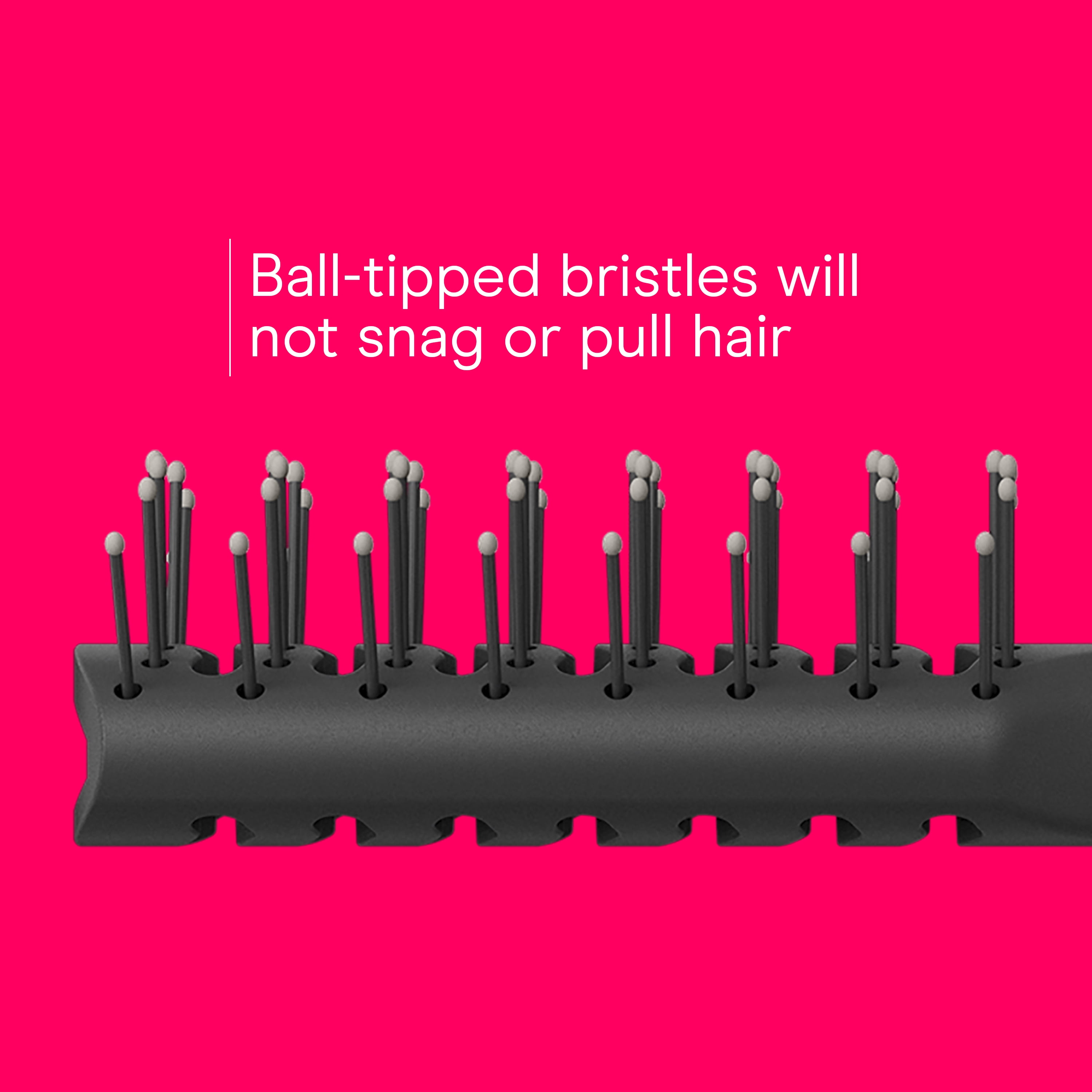 (2 pack) Conair Grip & Lift Vented Hair Brush with Rubber-Grip Handle