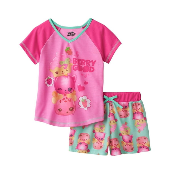 Pyjama de Bonne Shortie de Baies pour Petites Filles
