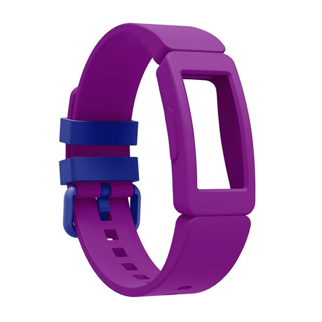 Flmtop 2PCS Soft Silicone Watch Band Strap Wristband Bracelet Replacement Accessory for Fibit Inspire HR/ACE 2