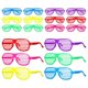 thumbnail image 2 of 18 Pcs Shutter Glasses Neon Color Glasses Plastic Party Sun Glasses Dress Costume Glasses, 2 of 4