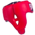 thumbnail image 2 of Open Face Leather Headgear - Red, 2 of 4