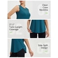 thumbnail image 5 of BALEAF Women's Sleeveless Workout Tank Tops Lightweight UPF50+ Soft Loose Fit Athletic Yoga Running Gym Shirts Blue S, 5 of 6