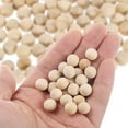 thumbnail image 3 of 100 Packs Round Wood Balls 10mm Diameter, Natural Wood Craft Balls for DIY Craft Projects Art Ornaments, 3 of 6