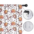 thumbnail image 4 of Blackout Kids Curtains,Baseball Hats Pattern Childrens Insulated Curtains Set Of 2,Bedroom Essentials,Toddler Room Decor 42"x63", 4 of 5