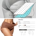 thumbnail image 2 of Washable High Absorbent Incontinence Regular Underwear for Women, Reusable Leakproof Protection Panties for Bladder Leakage, 5 Colors,X-Large, 5 Pack, 2 of 8
