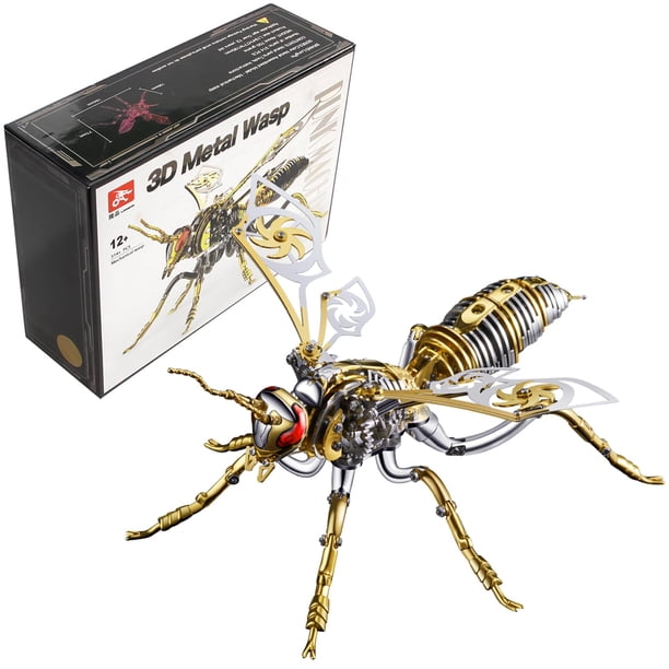 Kit de maquetas 3D de avispón gigante nórdico con rompecabezas de metal para adultos