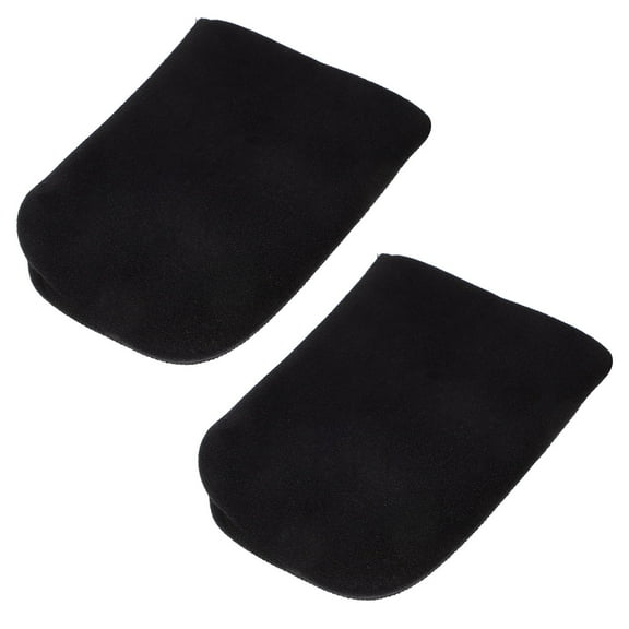 LOLIPPYY Protective Wheelchair Foot Pads, Black Chlorine Rubber, Easy Install, 2Pcs