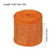 thumbnail image 2 of Cinta de Gingham de poliéster de 2.36 pulgadas de ancho y 6.56 yardas con borde de alambre, 1 paquete para decoración naranja, 2 of 6