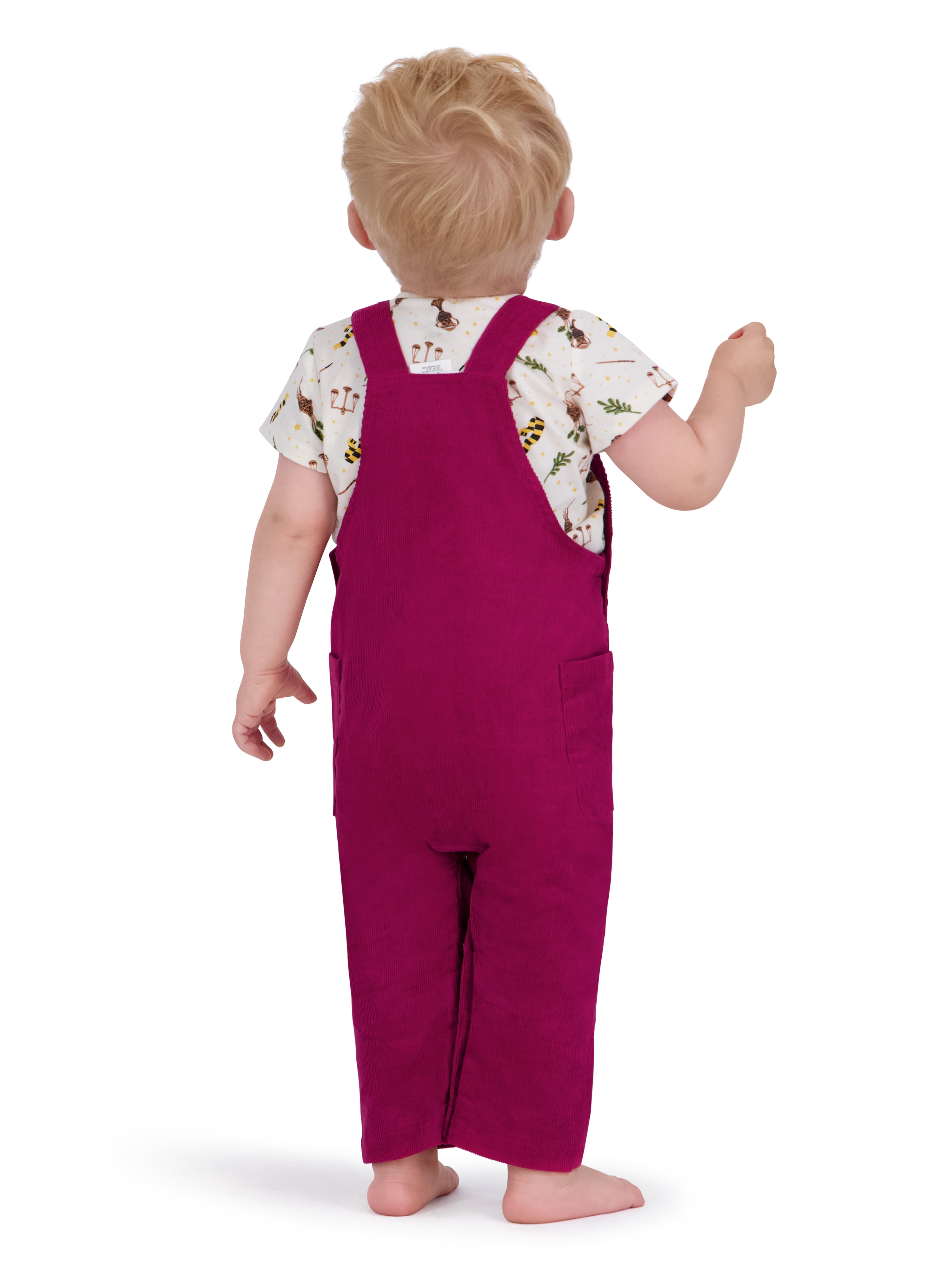 Harry Potter Baby Boy 2 Piece Corduroy Overall Set, Sizes 0-24 Months