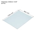 thumbnail image 2 of Lentes claros de casco de soldadura de 4.33" x 3.5" PC, cubiertas de reemplazo protectoras de capucha, paquete de 50, 2 of 4