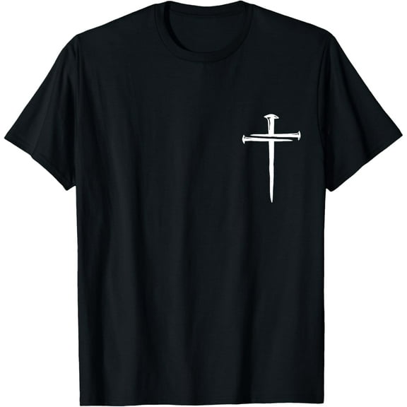 Christian Religious Crist Three Nails Cross T-Shirt