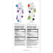 Cirkul 32oz Plastic Starter Kit with Navy Blue Lid, 2 Flavor Cartridges (Blueberry Grape & Kiwi Berry)
