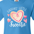 thumbnail image 4 of Inktastic Daddy's Little Sweetie with Pink Heart Cookie Youth T-Shirt, 4 of 5