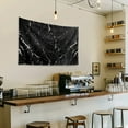 thumbnail image 4 of SEANATIVE Black Marble Wall Tapestry Mini Tapestry for Bedroom Aesthetic Kitchen Tapestry Small Tapestry for Living Room Wall Small Tapestry Home Decoration 36H*24W Inches, 4 of 6