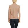 thumbnail image 3 of Moa Collection Women's Office Blazer Casual Long Sleeve Solid Open Front Design S-3XL, 3 of 4