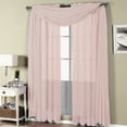 thumbnail image 1 of Abri Rod Pocket Crushed Sheer Window Treatement 100-Percent Polyester ( Sold as Single Panel OR Scarf ), 1 of 2