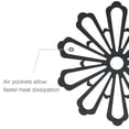 thumbnail image 6 of Wrapables Non-Slip Insulated Silicone Carved Trivets, Flexible and Durable Floral Coasters, Multi-Use Pot Holders & Placemats Set, 6 Pcs, Midnight, 6 of 7