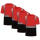thumbnail image 1 of Playera Elvqul de Hombre Manga Corta Rojo de Color Sólido Cuello Redondo Casual, 1 of 7