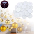 thumbnail image 3 of Ganchos de techo 100 Piezas Ganchos Autoadhesivos Colgador Ganchos de Pared Gancho de Disco Pequeño Sin Taladrar Ganchos Adhesivos para Baño Decoración Colgante , película blanca Magideal Ganchos de techo, 3 of 3