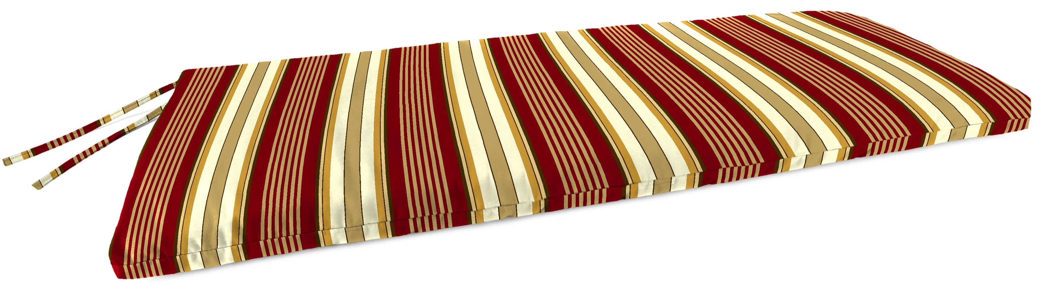 Mainstays Outdoor Patio Bench Cushion Mainstays Outdoor Patio Bench Cushion, Aubrey Stripes - Walmart.com
