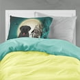 thumbnail image 2 of Halloween Scary Pug Black Fabric Standard Pillowcase, 2 of 2