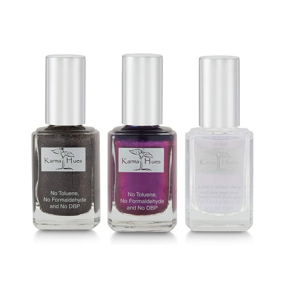 karma Organic beautiful Combination of Natural Nail Polish-Non-Toxic Nail Art, Vegan and Cruelty-Free Nail Paint