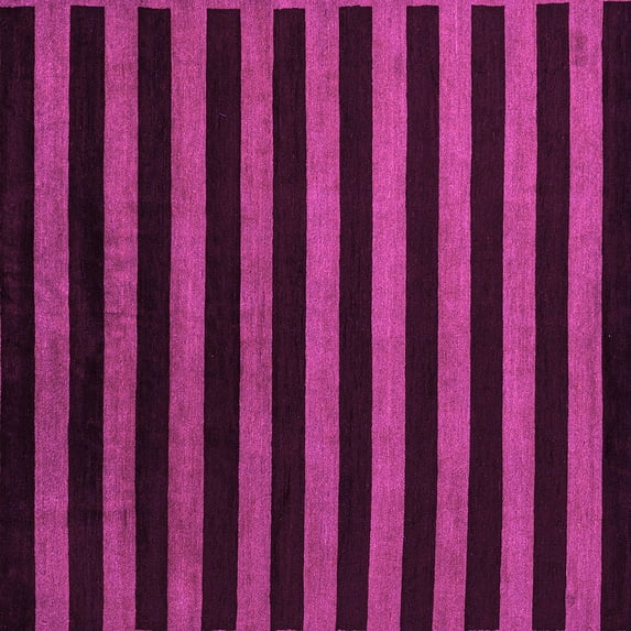 Ahgly Company Indoor Square Abstract Pink Modern Area Rugs, 3' Square