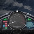 thumbnail image 4 of Universal 0 ~ 160 KM/H motocicleta Digital LED LCD velocímetro tacómetro indicador de velocidad Retro negro, 4 of 11