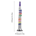 thumbnail image 2 of Saxofón Clarinete con 8 teclas codificadas por colores Instrumentos musicales de viento para niños ABS ecológico Saxofón mímico educativo temprano para niños pequeños, 2 of 8