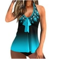 thumbnail image 2 of Traje de baño de 2 piezas para mujer, trajes de baño para mujer, traje de baño estampado para mujer, conjunto de traje de baño dividido para mujer, 2 of 5